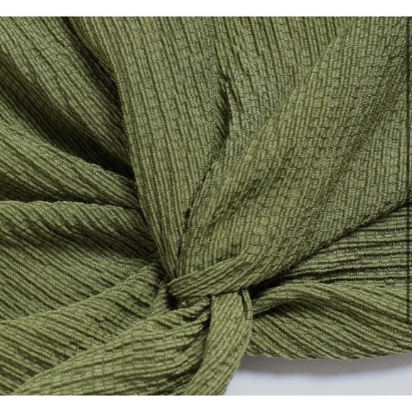 CIDER Womens Sz M Twisted Halter Top Cropped Boho Ethical Simple Y2K Streetwear - Picture 6 of 12